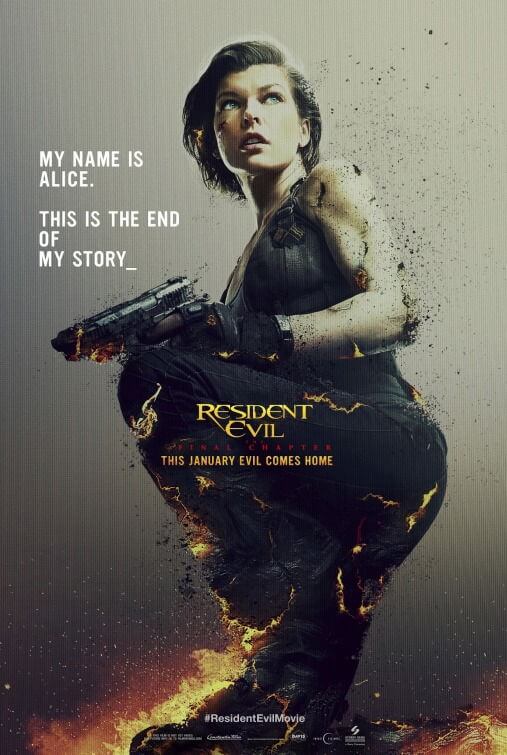 Resident Evil: The Final Chapter (2016) - Alice vs Zombie Monster