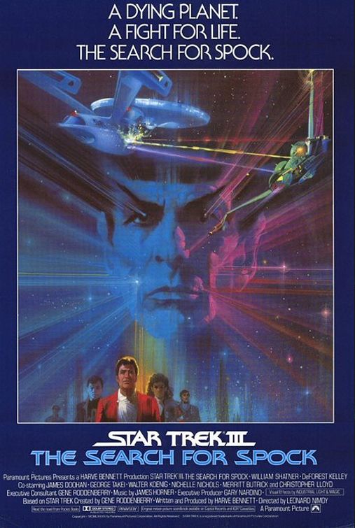 1984 STAR TREK III Search for Spock  Movie Theatre Program Book 20 Pages 
