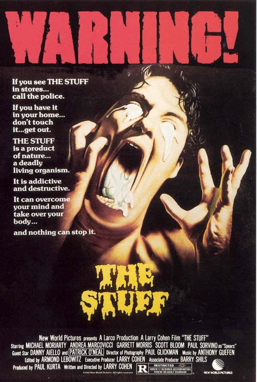 Have you seen The Stuff from 1985? Expected schlock but got a fun