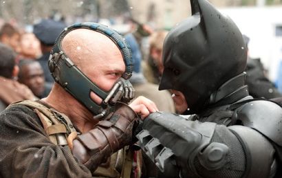 The Dark Knight Rises title image