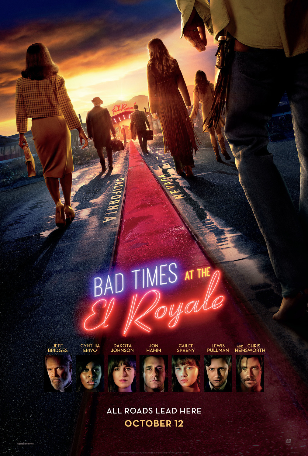 Bad Times at the El Royale poster