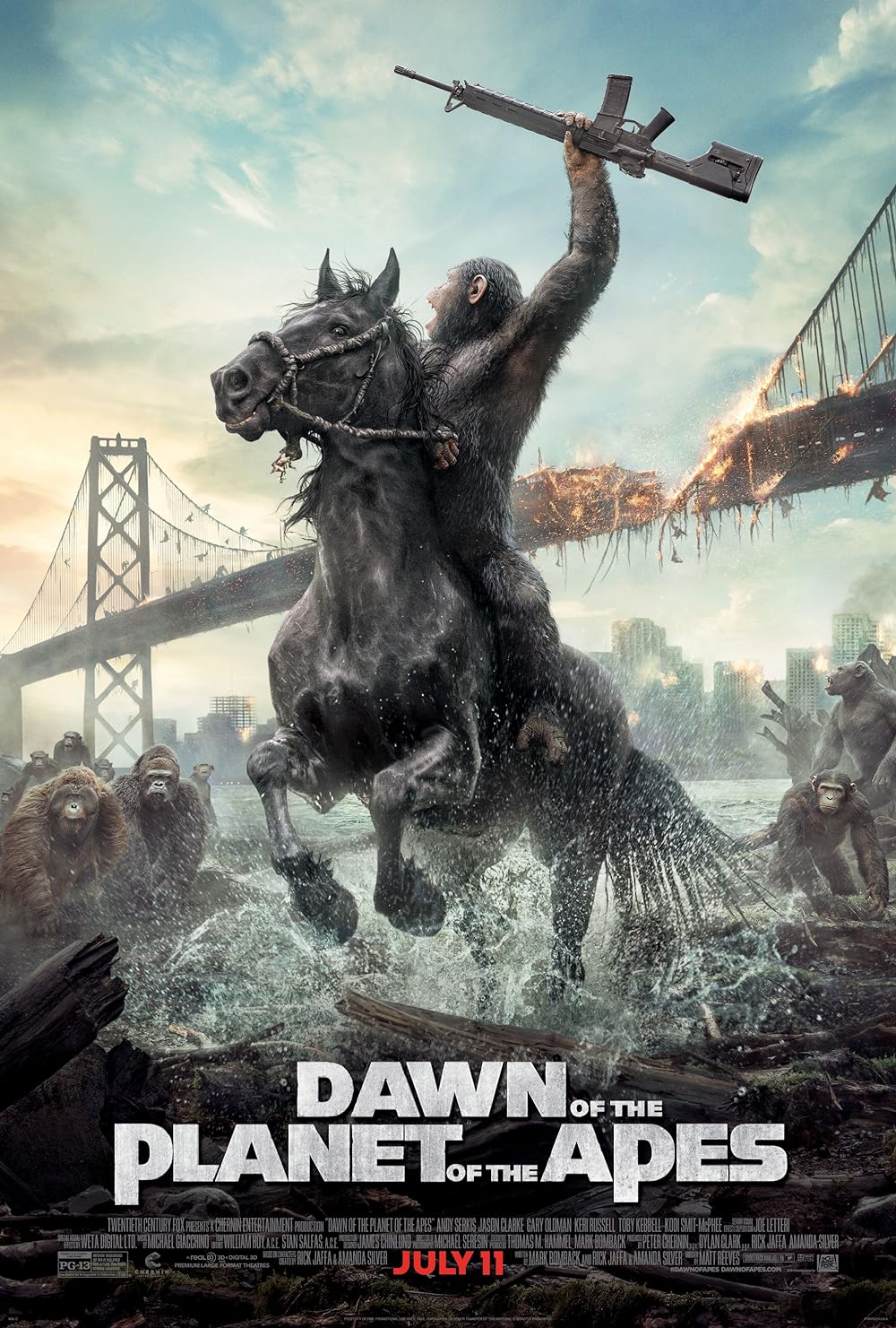 Dawn of the Planet of the Apes poster