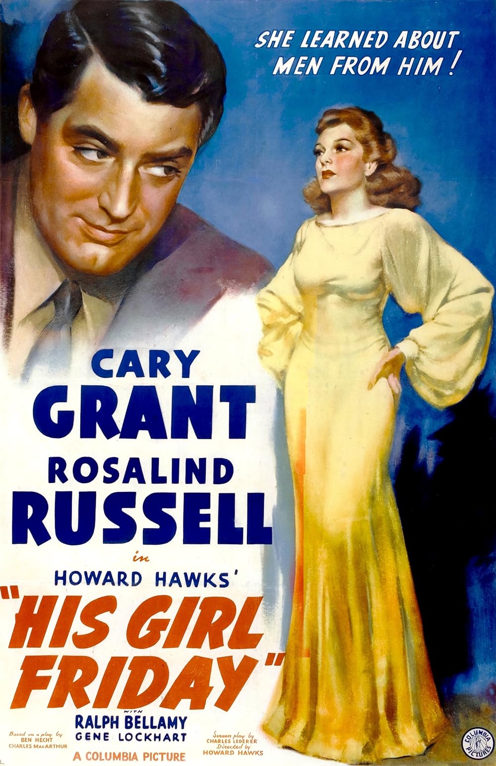 His Girl Friday poster