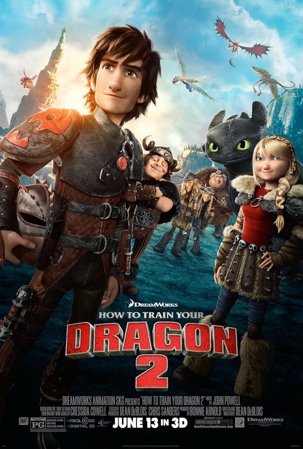 How to Train Your Dragon 2 poster