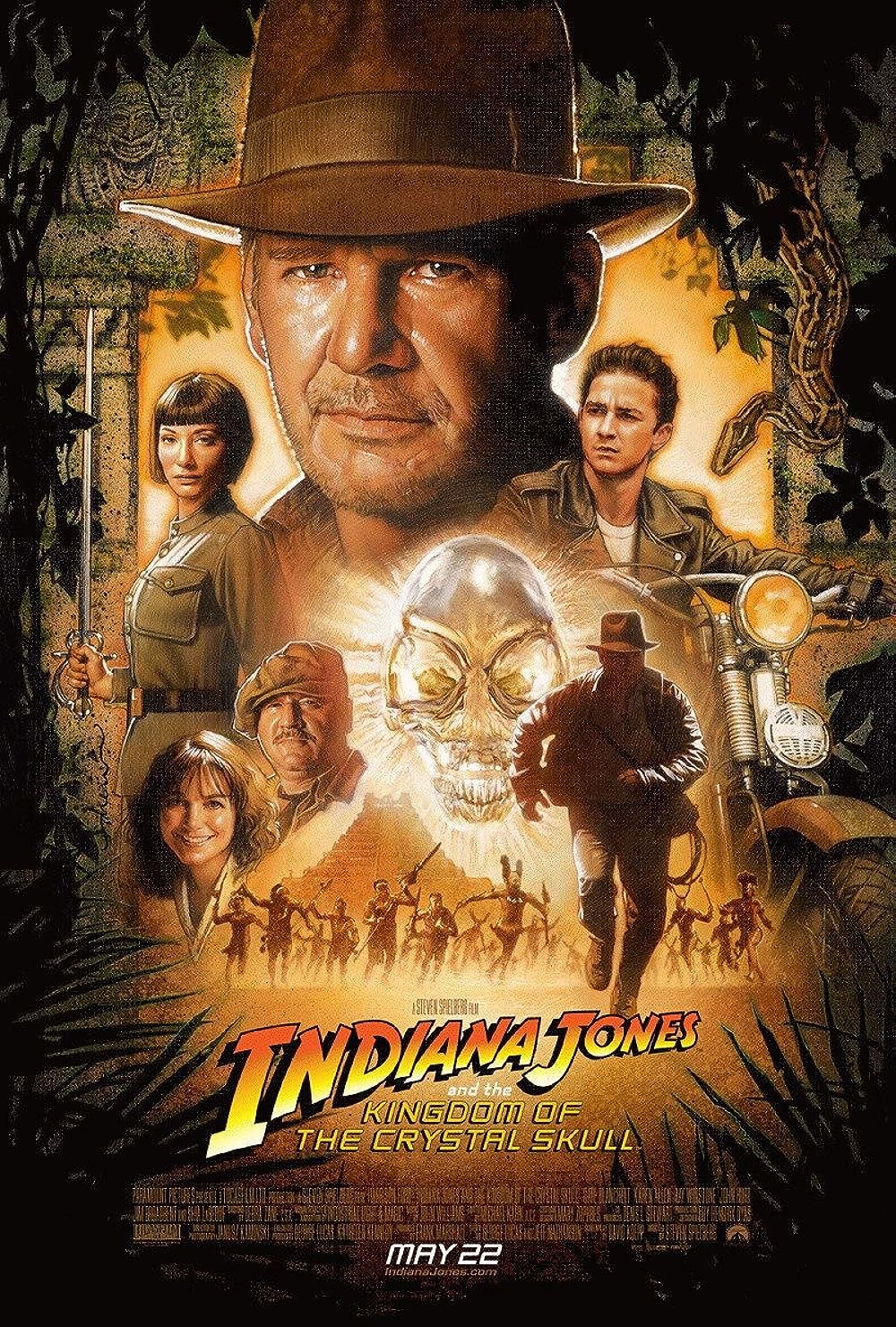 Indiana Jones and the Kingdom of the Crystal Skull poster