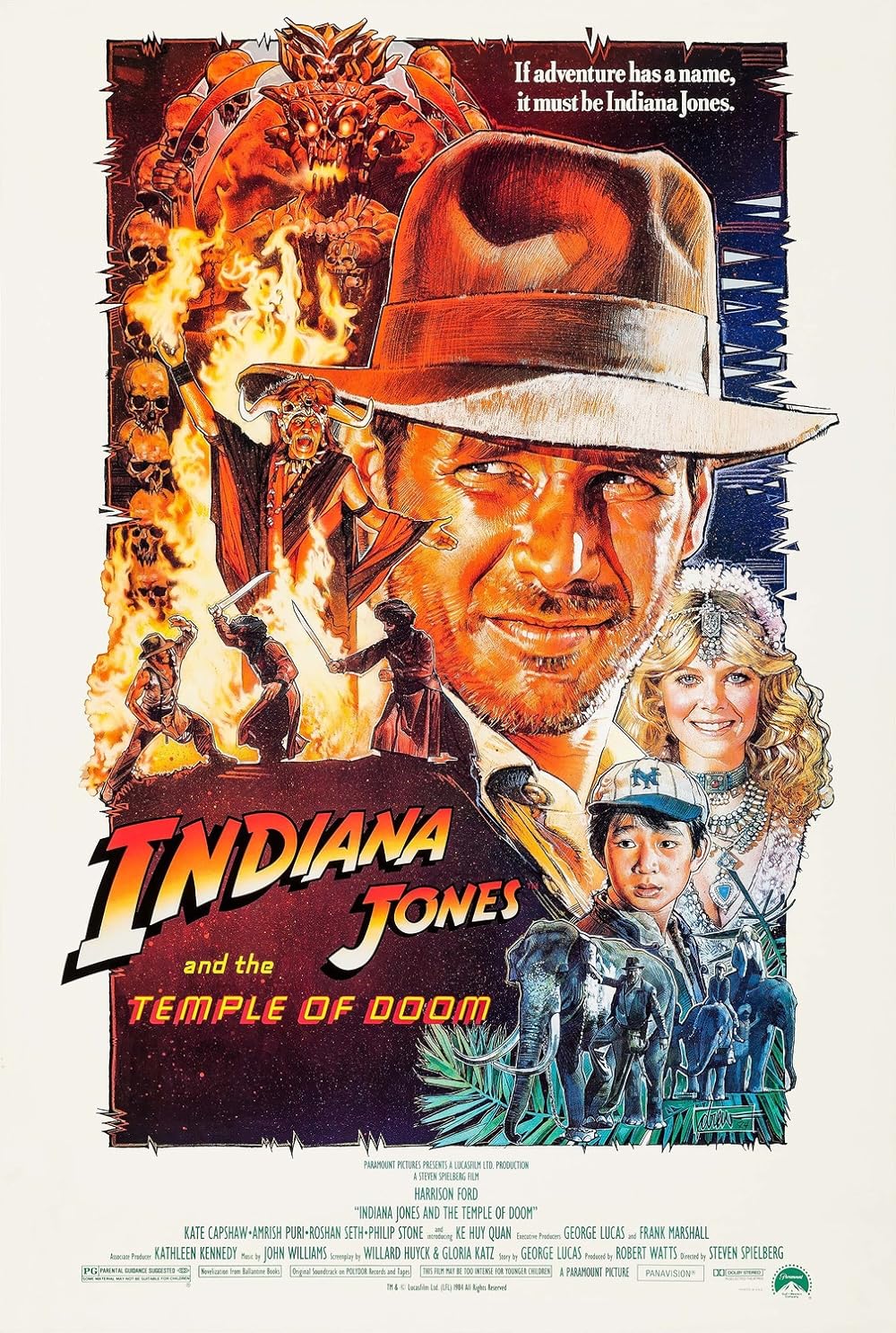 Indiana Jones and the Temple of Doom poster