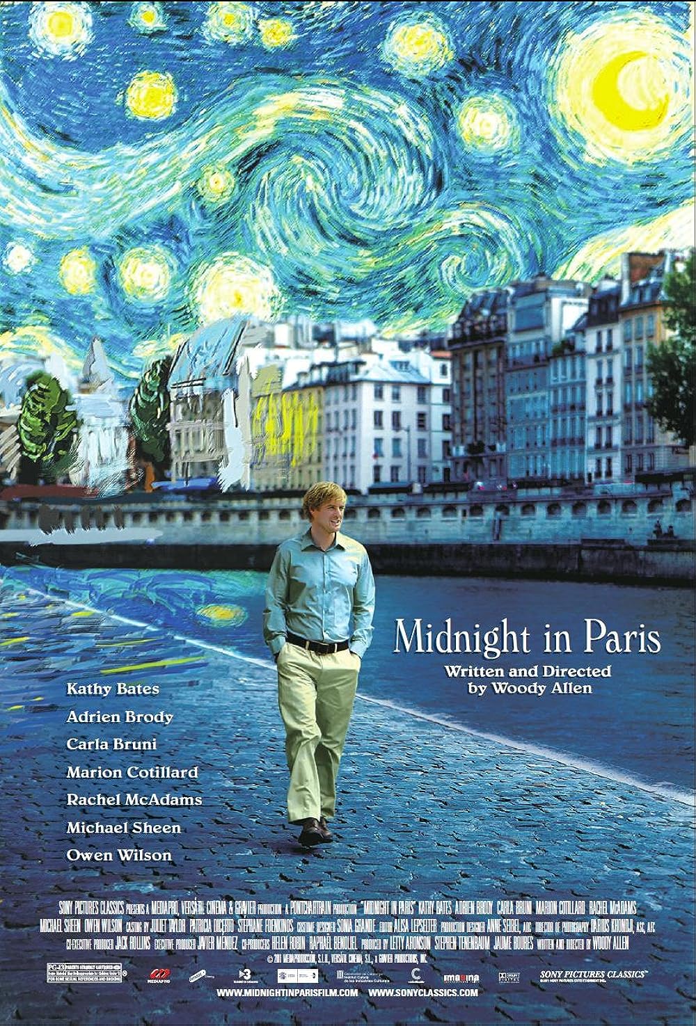 Midnight in Paris poster