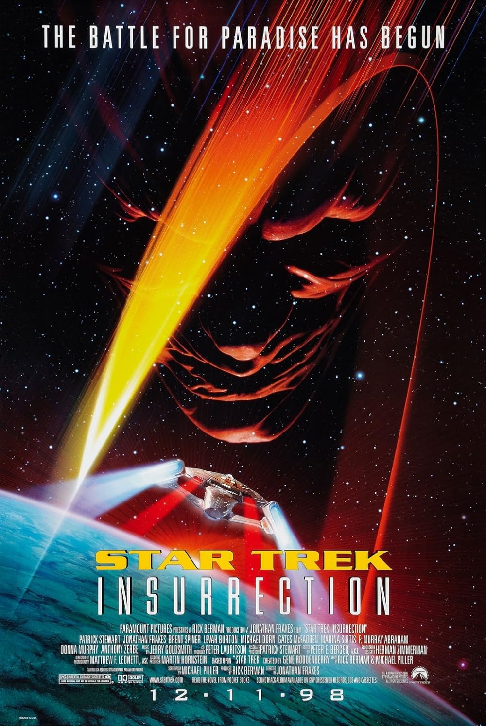 Star Trek: Insurrection poster