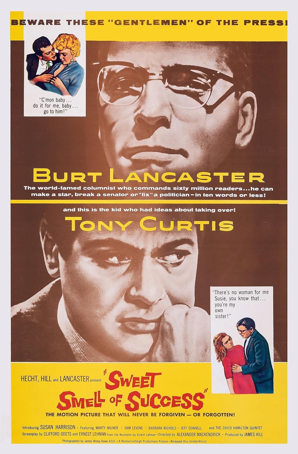 Sweet Smell of Success poster