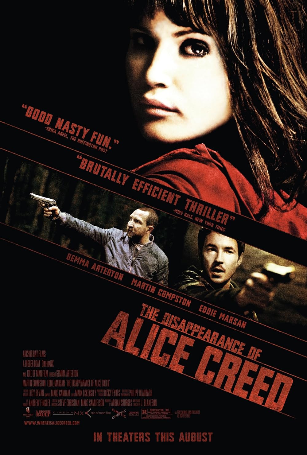 The Disappearance of Alice Creed poster