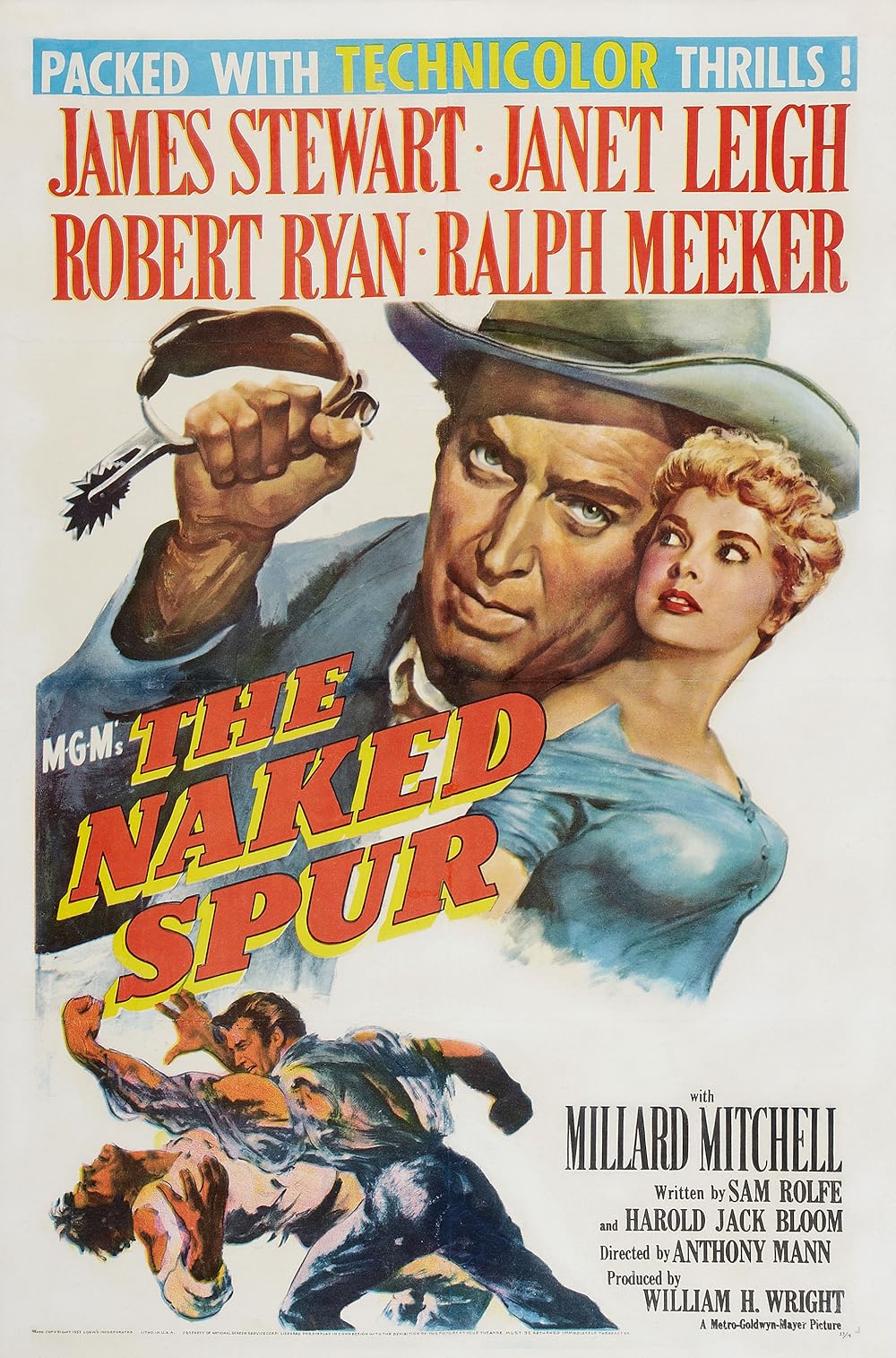 The Naked Spur poster