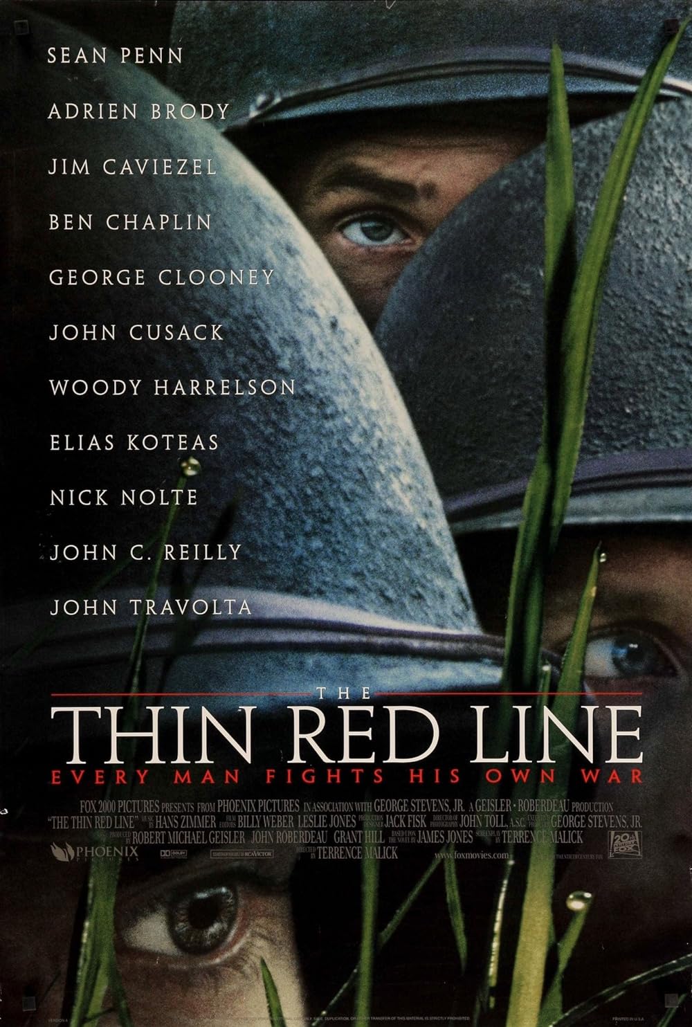 The Thin Red Line poster