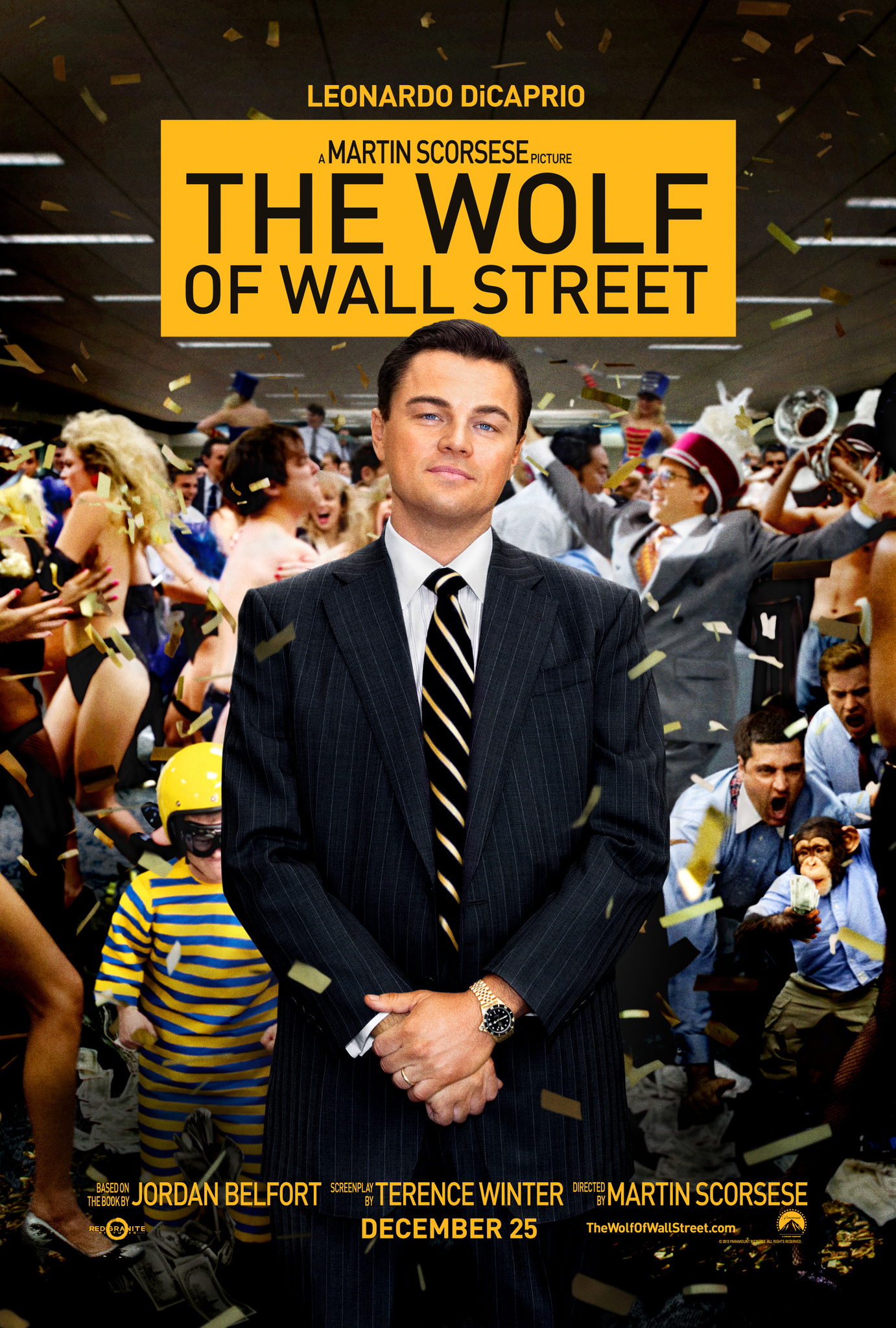 The Wolf of Wall Street poster