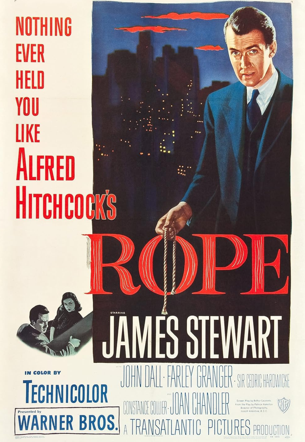 Rope (1948) movie poster