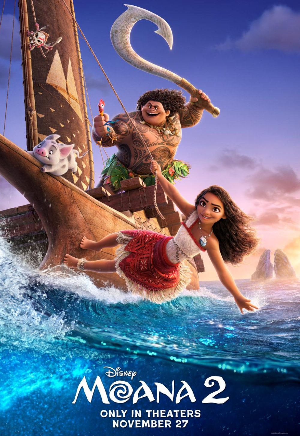 Moana 2 Movie Poster