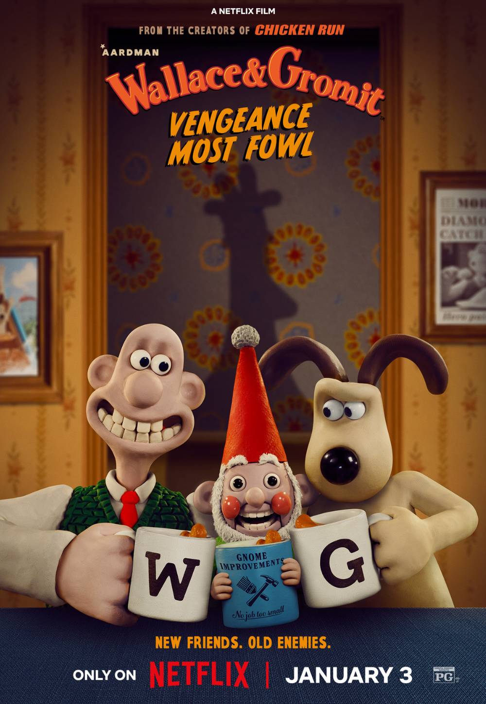 Wallace and Gromit Vengeance Most Fowl Poster